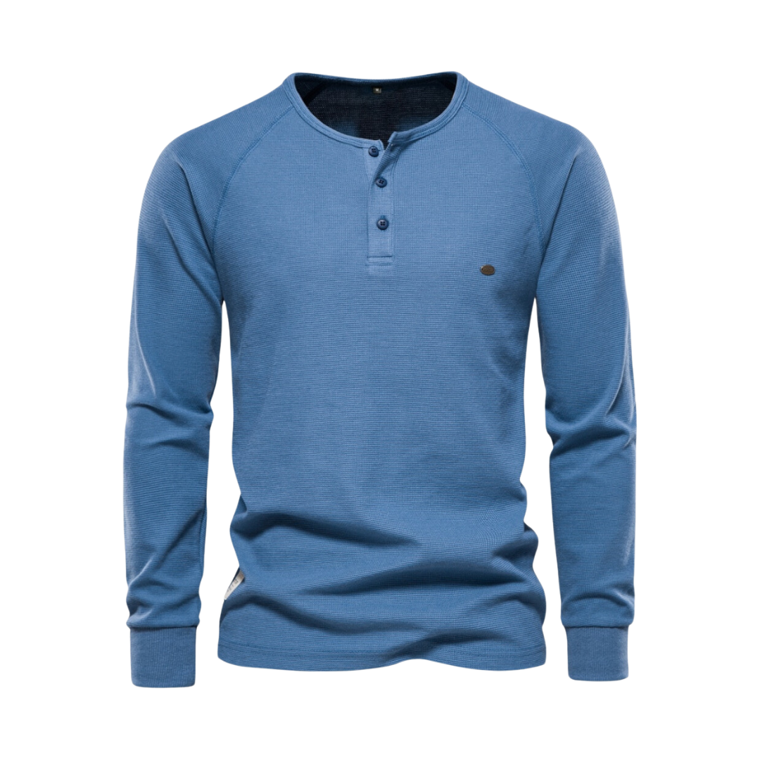 Chemise Waffle Henley