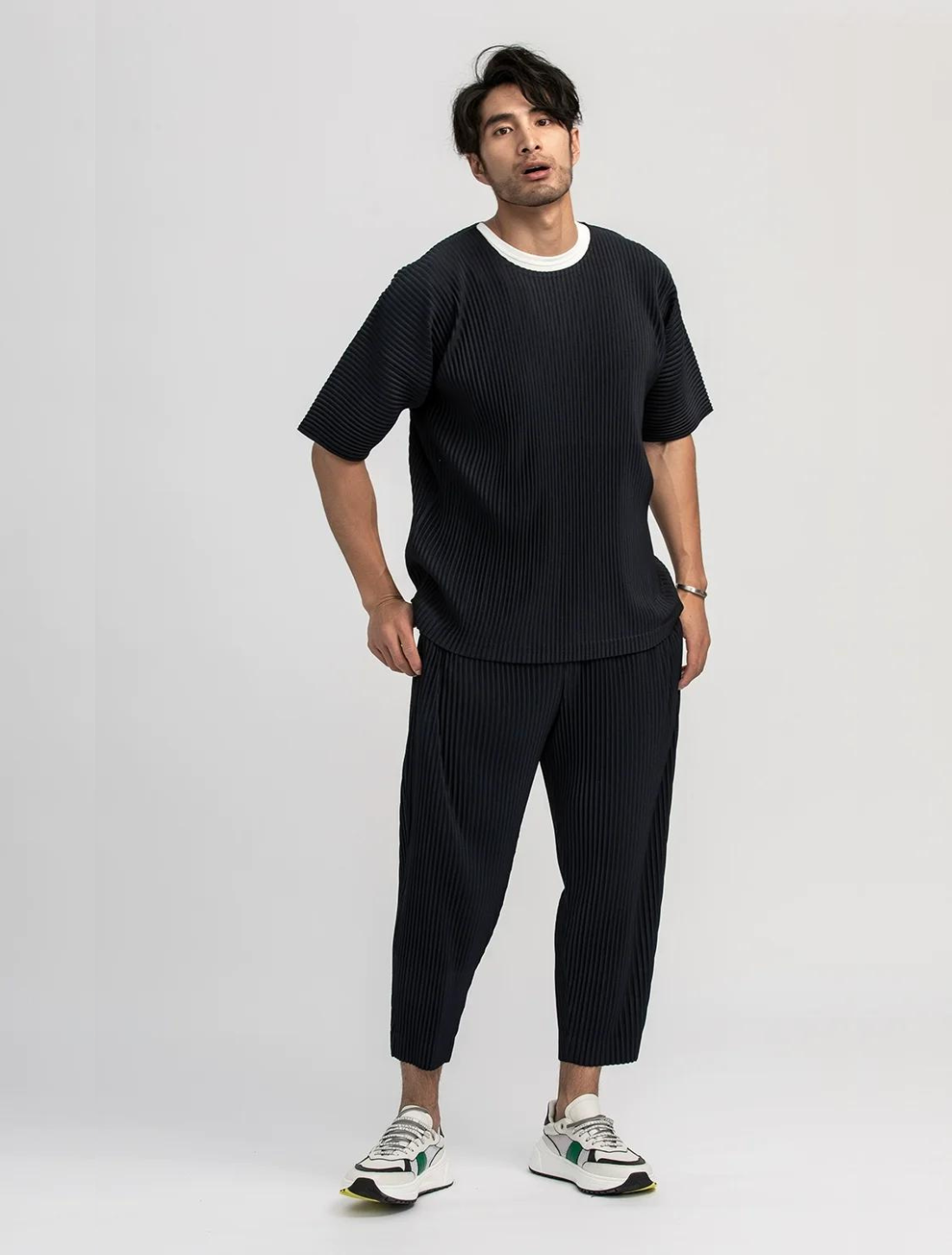 Pantalon plissé Issey Miyake