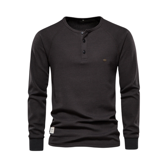 Chemise Waffle Henley